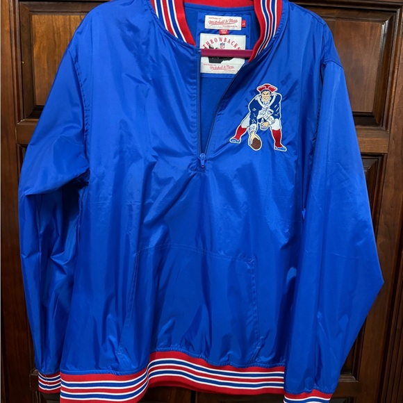 Mitchell & Ness Other - Mitchell & Ness Royal Blue Windbreaker with Patriotic Accents